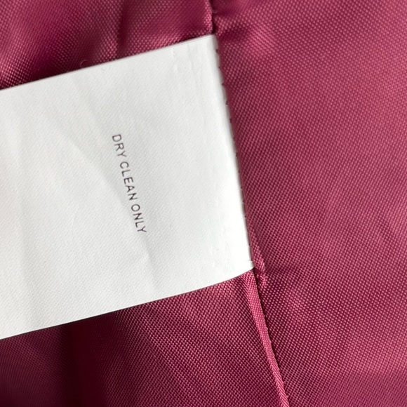 Vintage 100 Wool Blazer Womens 10P Mauve Pink Sag Harbor 1 Button Jacket Lined - Picture 10 of 16